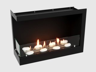 Встроенный биокамин Lux Fire Угловой 690 S (левый угол)