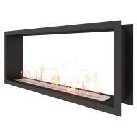 Биокамин сквозной SteelHeat Leader 1100