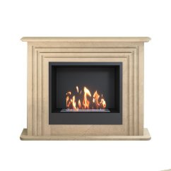 Биокамин в мраморном портале SteelHeat Ottawa S