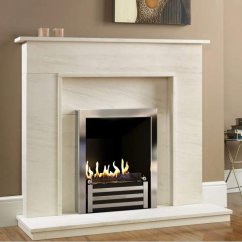 Биокамин в мраморном портале Firezo Grazia, стандарт