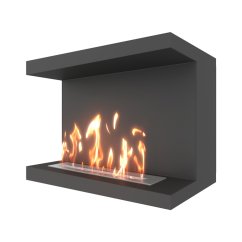 Биокамин фронтальный SteelHeat LONG 800