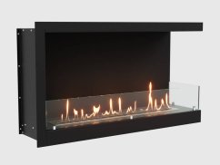 Встроенный биокамин Lux Fire Угловой 555 М (правый угол)