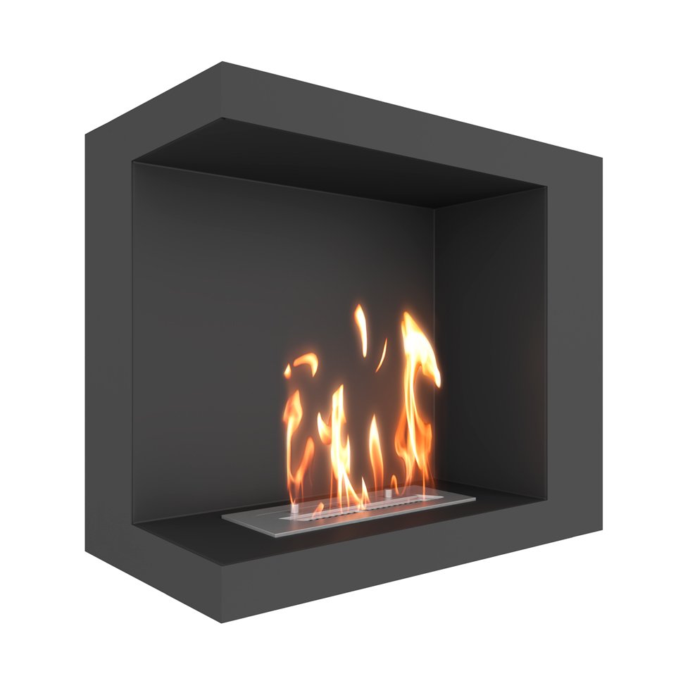 Биокамин угловой SteelHeat LONG 600 левый