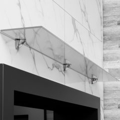 Стеклянная полка для биокамина Opti white 1200