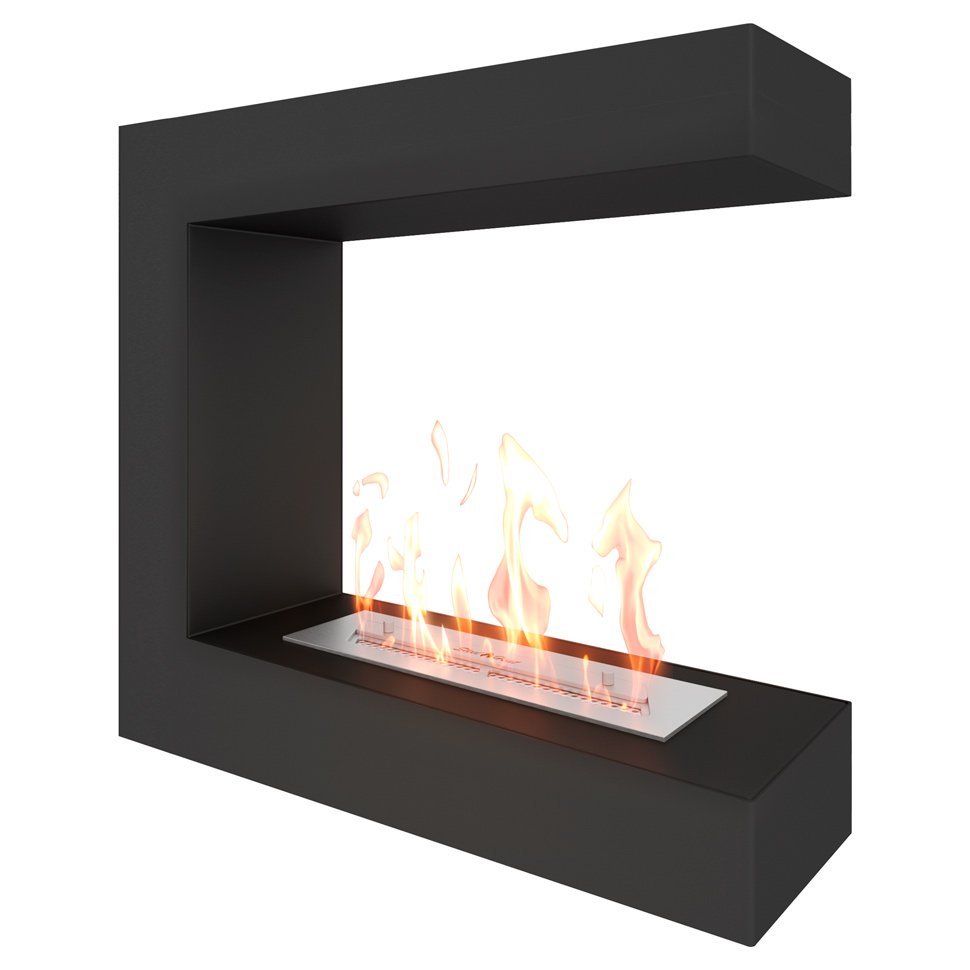 Биокамин торцевой SteelHeat GRAND 600